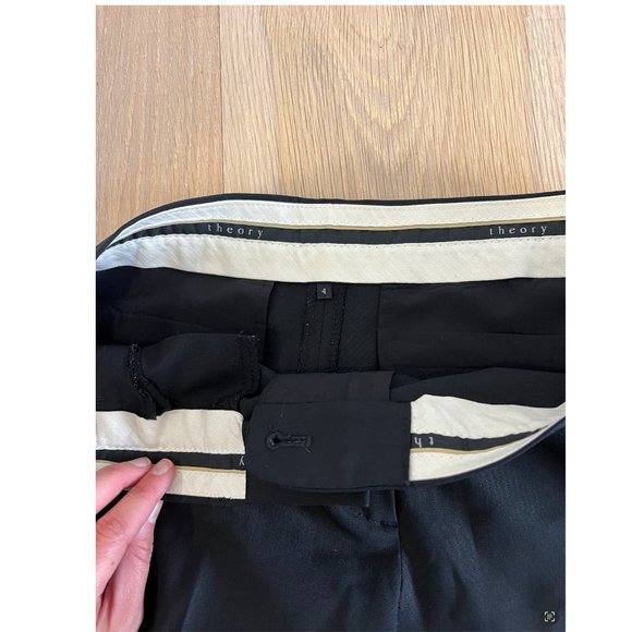 Theory Wool Work Pant Low Rise Size 4 - Picture 3 of 3
